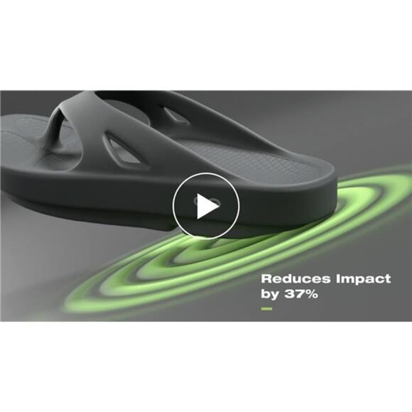 Slide, Black - Men’s Size 11, Women’s Size 13 - Lightweight Recovery Footwear - Picture 6 of 7